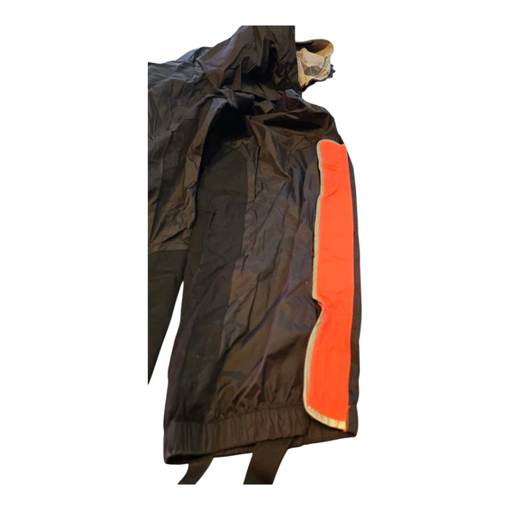 Harley-Davidson Reflective Orange Black Jacket Pants Rain Suit M - Picture 10 of 15